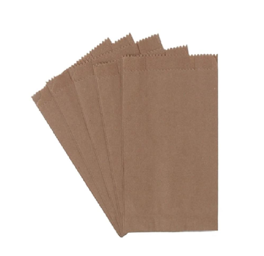  Şamua Kraft Kese Kağıdı Çizgili 16x28x7 cm